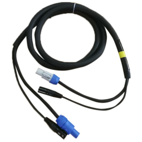 PowerCon plus 3 Pin DMX Combi Combo Hybrid Cable