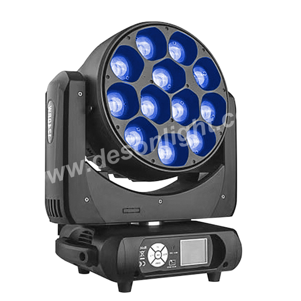 12x40w Zoom LED CABEZAS MÓVILES