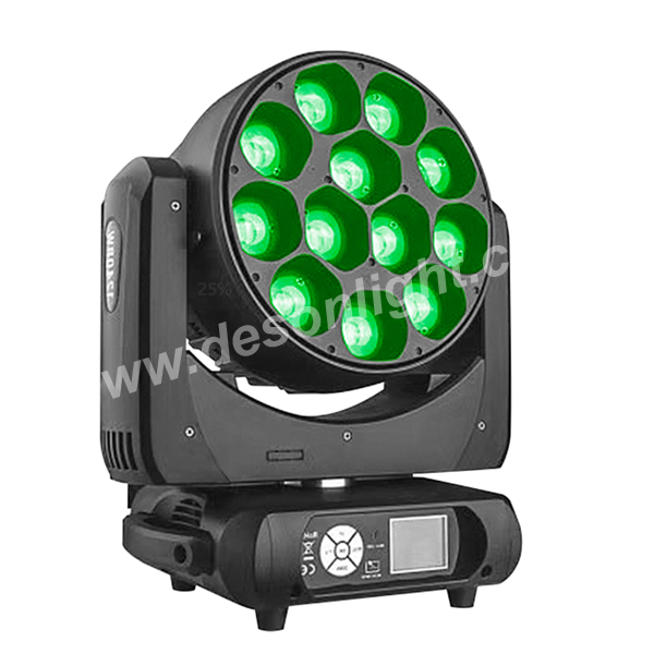 12x40w Zoom LED CABEZAS MÓVILES