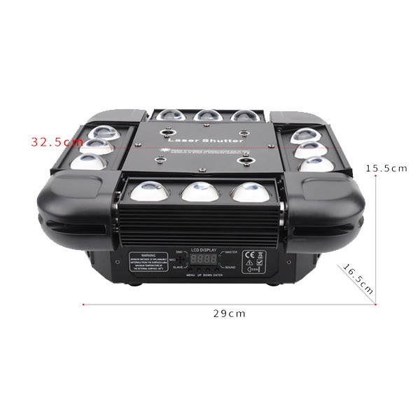 12x4in1 LED Storm moving head Beam