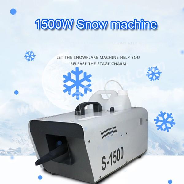 1500W DMX512 remote control small snow machine