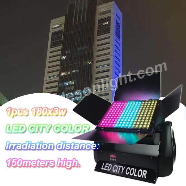 180x3in1 LED City color LED wash flood building Light