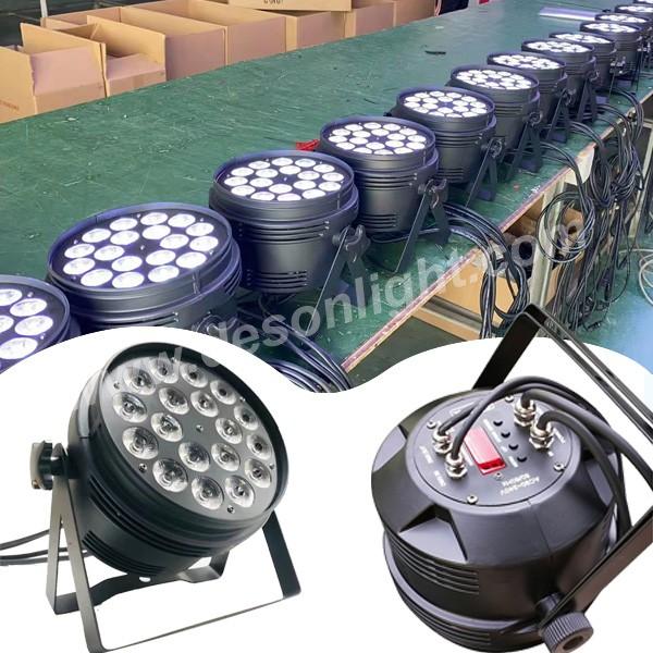 18x10W RGBW stage wash Par LED