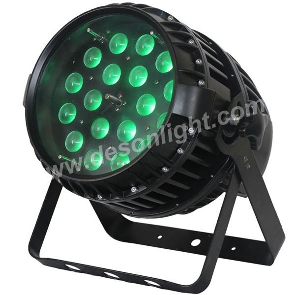 18x10w RGBW waterproof focusing PAR