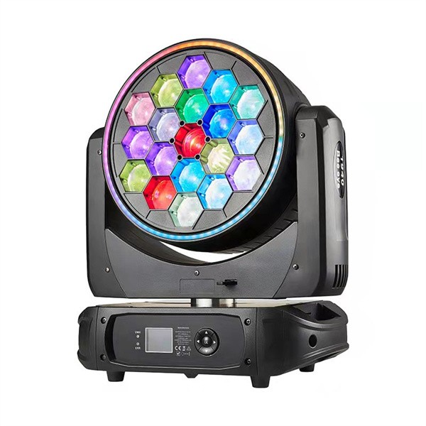 19x40W focusing bee eyes moving head wash max beam