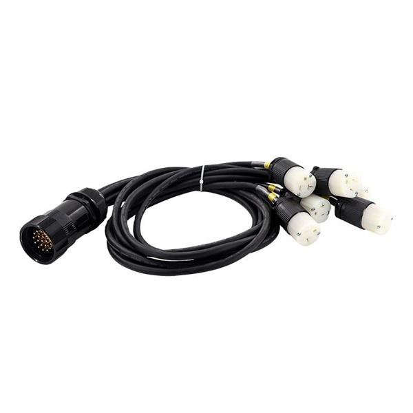 19Pin Socapex to Edison Plugs Break-out Break-in cables