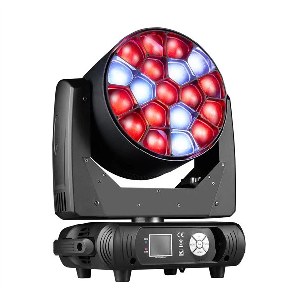 19x30W LED bee eyes point control moving head light 