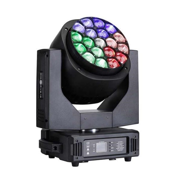 2025 Economical 19x15W Rgbw Led Big Bee Eye Zoom Moving Head 