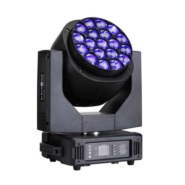2025 Economical 19x15W Rgbw Led Big Bee Eye Zoom Moving Head 