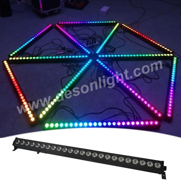 24PCS 3W RGB 3in1 LED wall washer bar light 