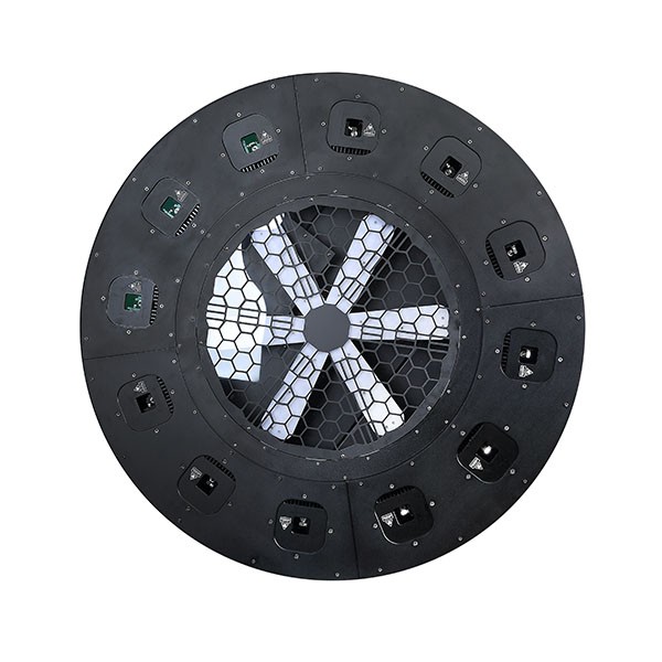 24W / 36W 12heads circle laser RGB Full color with Fan matrix light