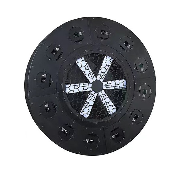 24W / 36W 12heads circle laser RGB Full color with Fan matrix light