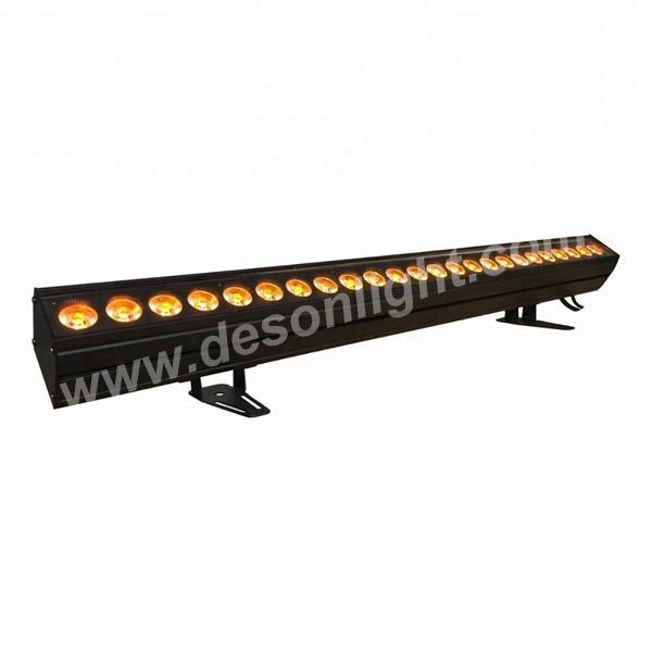 24x15W RGBWA+UV 6in1 LED Bar wall washer