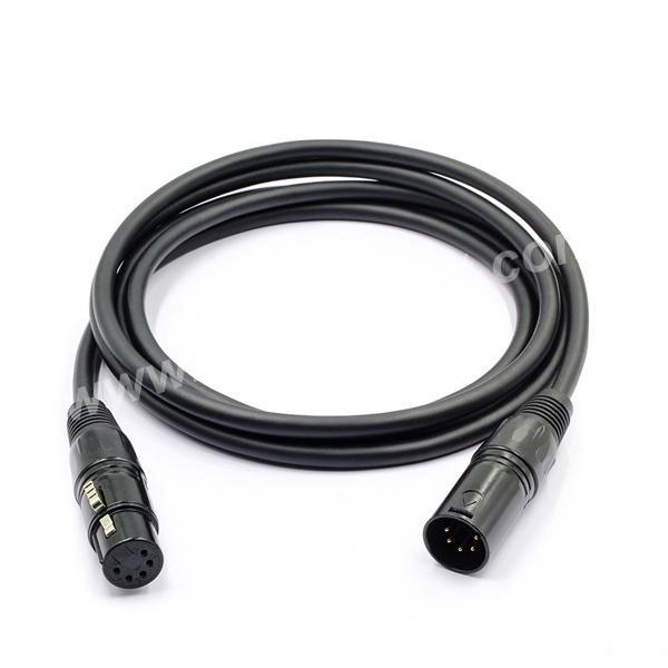 2M DMX 5 Pin XLR Mic Cable Male Female 2M DMX 5 Pin XLR Mic Cable Male Female