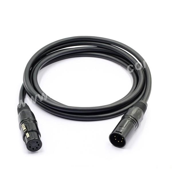 2M DMX 5 Pin XLR Mic Cable Male Female