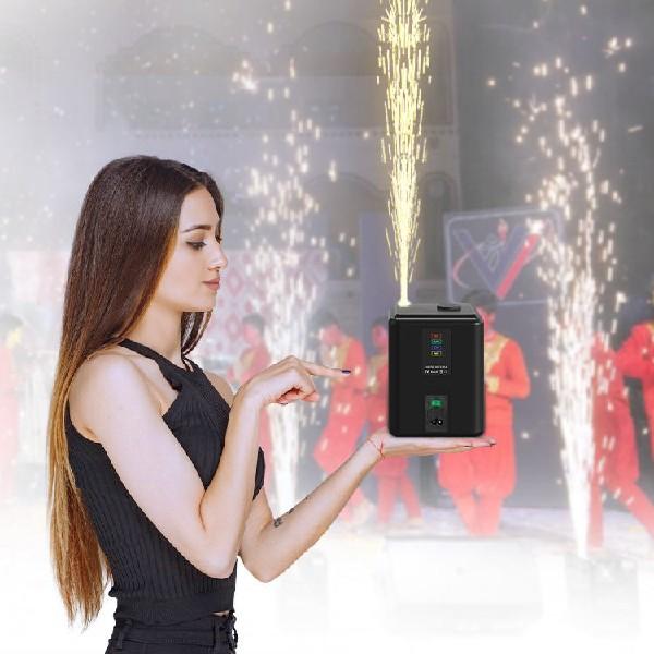 350W Fountain 3 Meters Mini Remote Control Cold Spark Machine