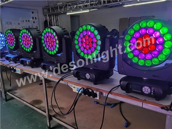 37x15w 4in1 wash zoom moving head