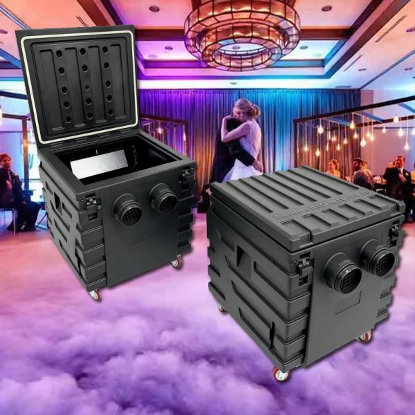 4000W Rainproof Dual-Tube Water Mist Low Lying Water Fog Machine