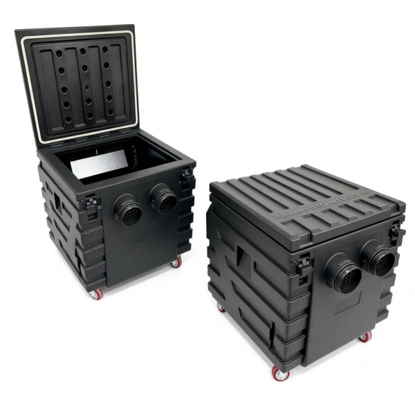 4000W Rainproof Dual-Tube Water Mist Low Lying Water Fog Machine