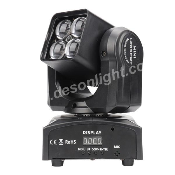 4PCS*10W Zoom Wash RGBW Moving Head