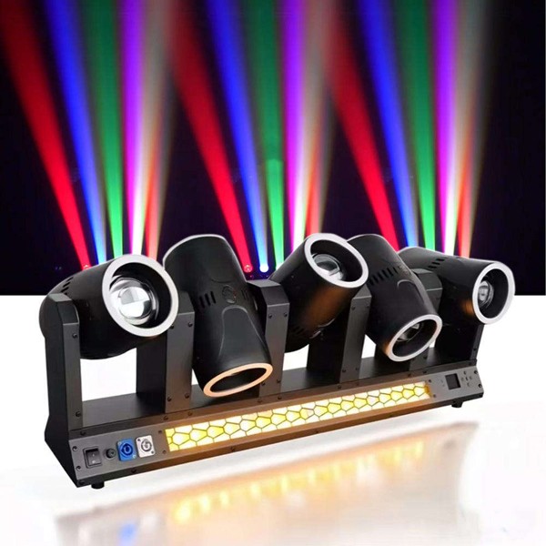 5 head RGBW LED Cannon Beam golden pixel strips light