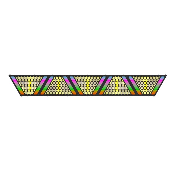 5x60w COB RGB 3 in1 Strips LED retro light
