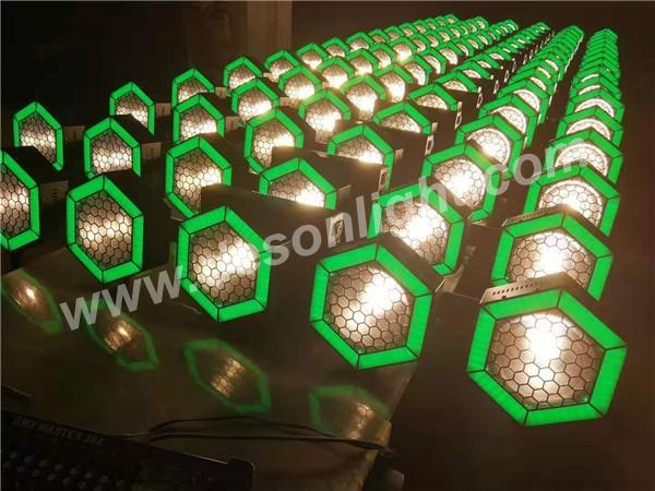 6-Line hexa LED RGB pixel retro light