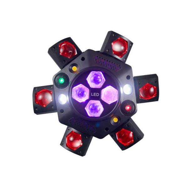 6Arms mini Moving Head Beam Bee Eye Strobe Laser Light  6Arms mini Moving Head Beam Bee Eye Strobe Laser Light