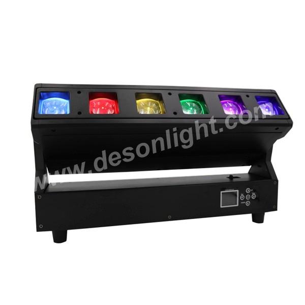 6X40W RGBW 4in1 LED zoom wash pixel beam bar