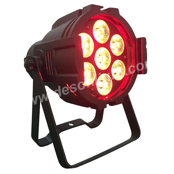 7pcs mini led colorful 4 in 1 par light