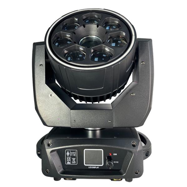 7x40W Bee Eye Moving Head RGB Laser with ring Light