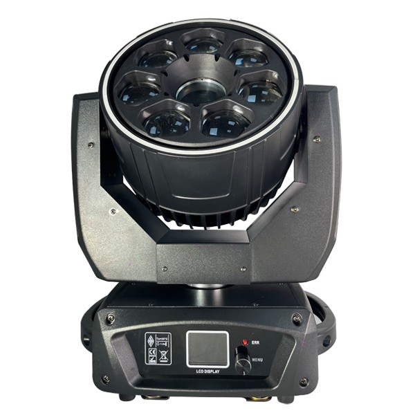 7x40W Bee Eye Moving Head RGB Laser with ring Light