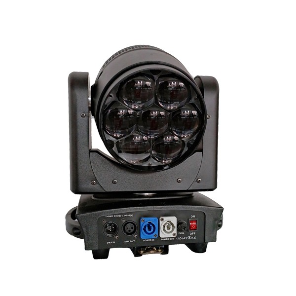 7x40w 4in1 RGBW LED Mini Focus Dye Moving Head