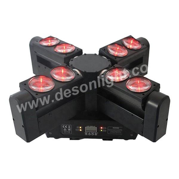 8 eyes 4in1 RGBW led Moving Head Beam Cross Light