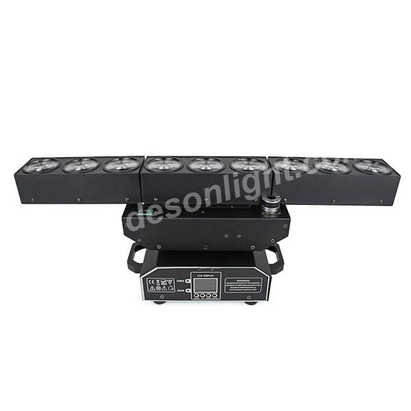 9*10W RGBW 4in1 LED Matrix Moving Head Transformer