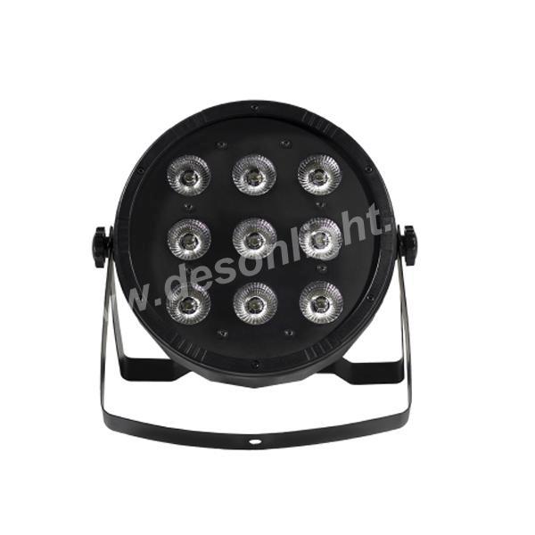 9x4in1 RGBW Plastic Flat Par Light 9x4in1 RGBW Plastic Flat Par Light