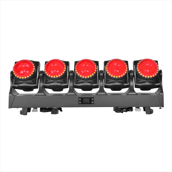 Aluminum Tornado 5x120W Zoom Beam Lights
