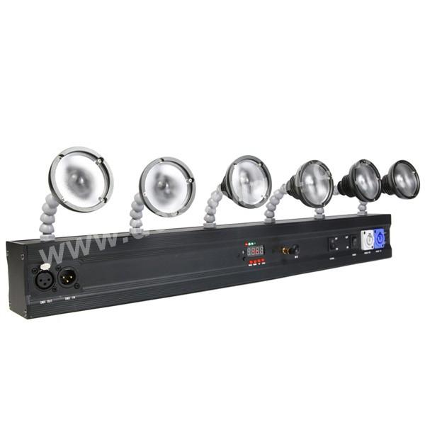 Battery Operated Wireless 6X10W 6 Head dmx LED Warmwhite Pinspot Light