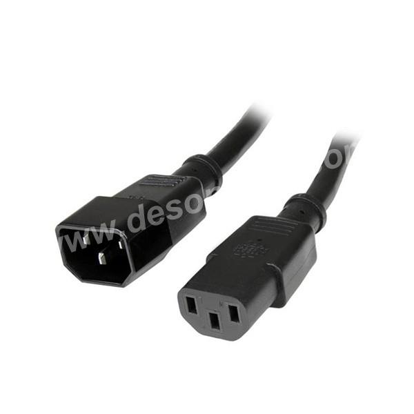 Custom IEC C13 Plug to C14 Plug Power Cord Cable