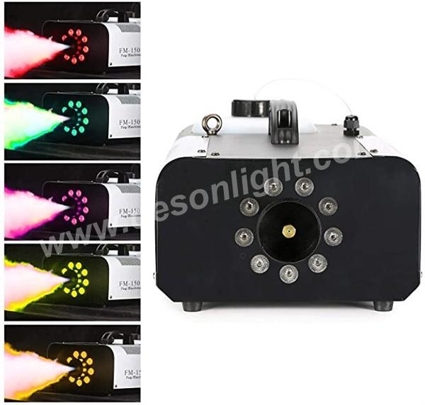 DMX512 9x3in1 RGB 1500W Smoke machine