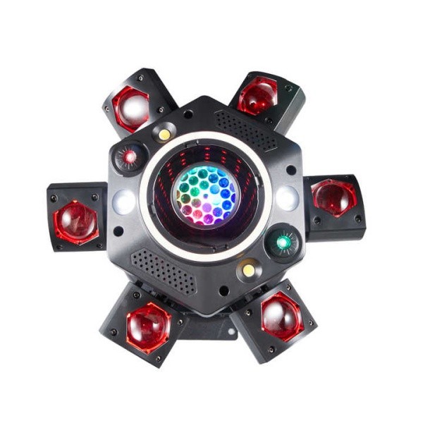 DMX512 Controlled Disco Beam Light Bar Six Arm Stage Laser 