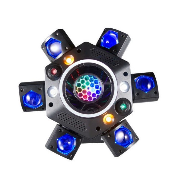DMX512 Controlled Disco Beam Light Bar Six Arm Stage Laser 