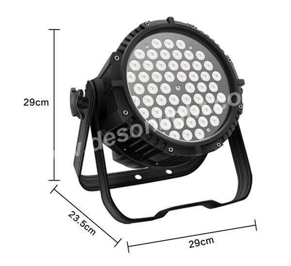 IP65 waterproof 54x3w led par can