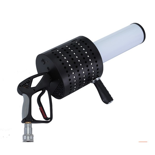 Handheld CO2 carbon dioxide DJ gun LED color paper confetti gun