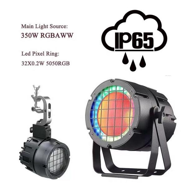 IP65 350W  LED Blinder Light with Ring RGBW 6-in-1 light 