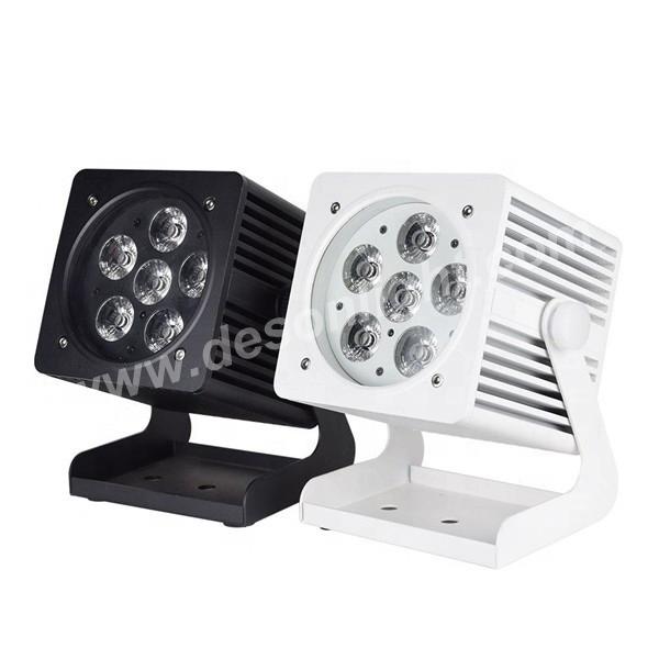 IP65 6x18W outdoor battery powered led uplight