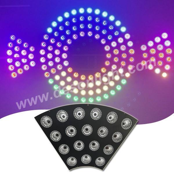 LED fan-shaped matrix beam Lights