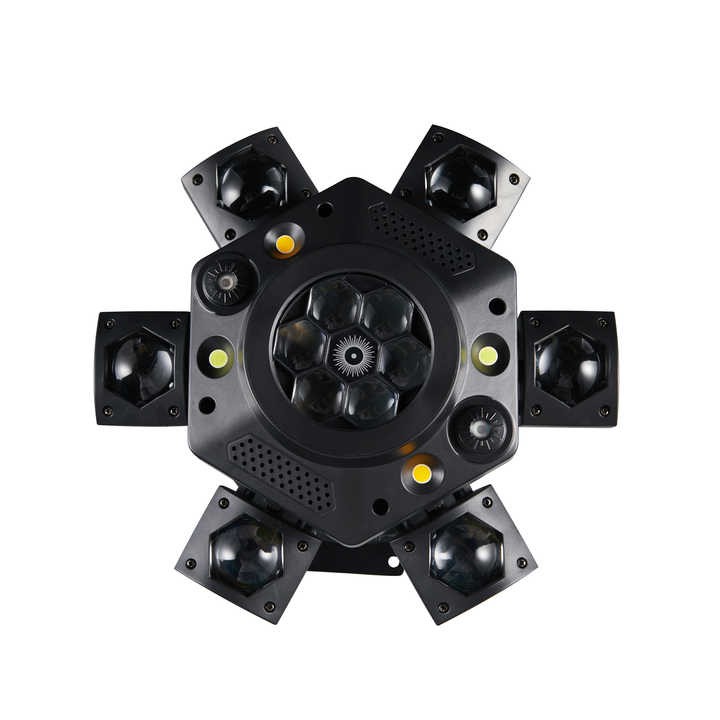 Mini Six-Arm Bee Eye LED Laser Light Beam light 