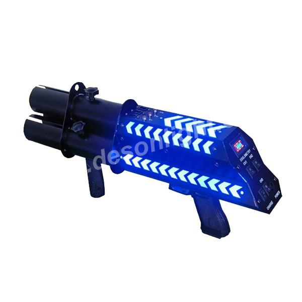 LED luminous 3heads electronic firework gun