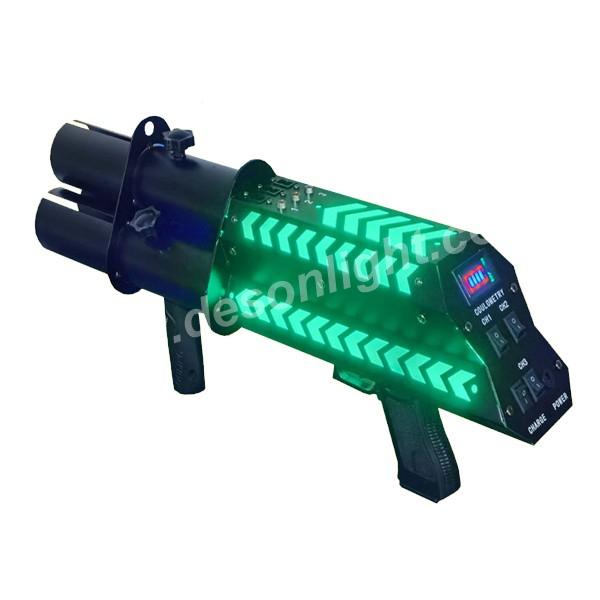 LED luminous 3heads electronic firework gun